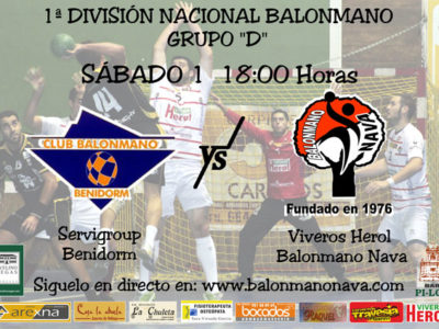 El partido de mañana contra Benidorm será retransmitido por Bm Nava Directo