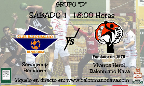 El partido de mañana contra Benidorm será retransmitido por Bm Nava Directo