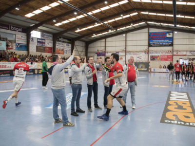 Club Balonmano Nava Celebración ascenso ASOBAL