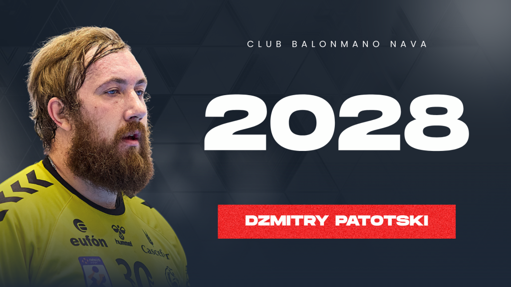 Dzmitry Patotski y Balonmano Nava, una historia que continuará hasta 2028